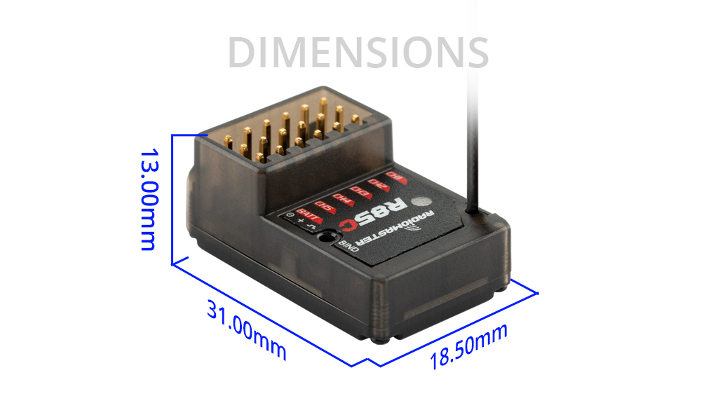 Radiomaster-R85C-24-GHz-4-in-1-RX-mit-eingebautem-TCXO-Frsky-D8D16SFHSS-kompatibler-Empfaumlnger-fuu-2002843-4